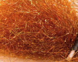 Baitfish ULTRA Sparkle Dubbing, Rusty Orange UVR / 40